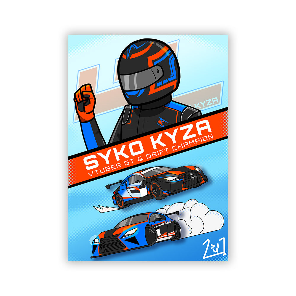 SykoKyza A6 Postcard 2024