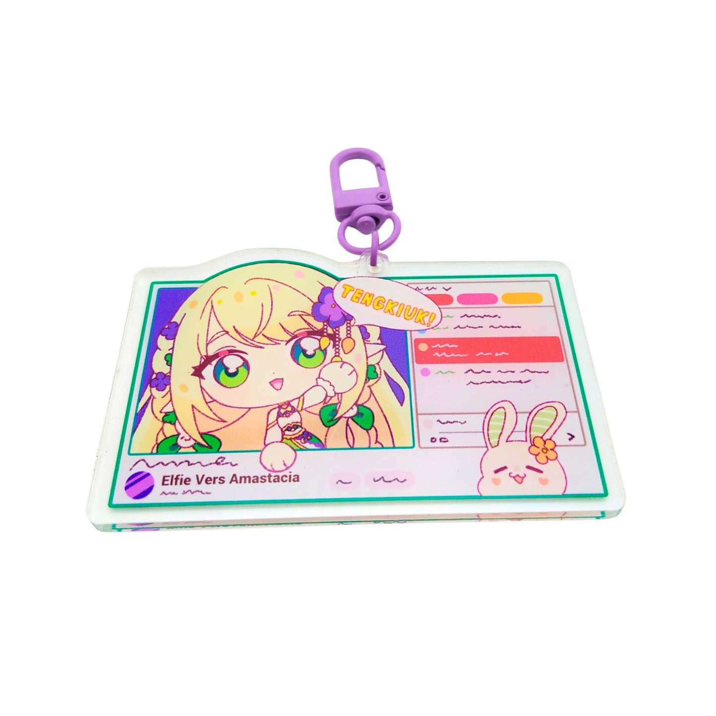 Elfie Stream Acrylic Keychain 2024