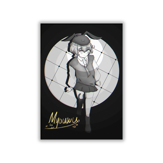 Myouwu A4 Poster 2026 - Myouwu's Noir