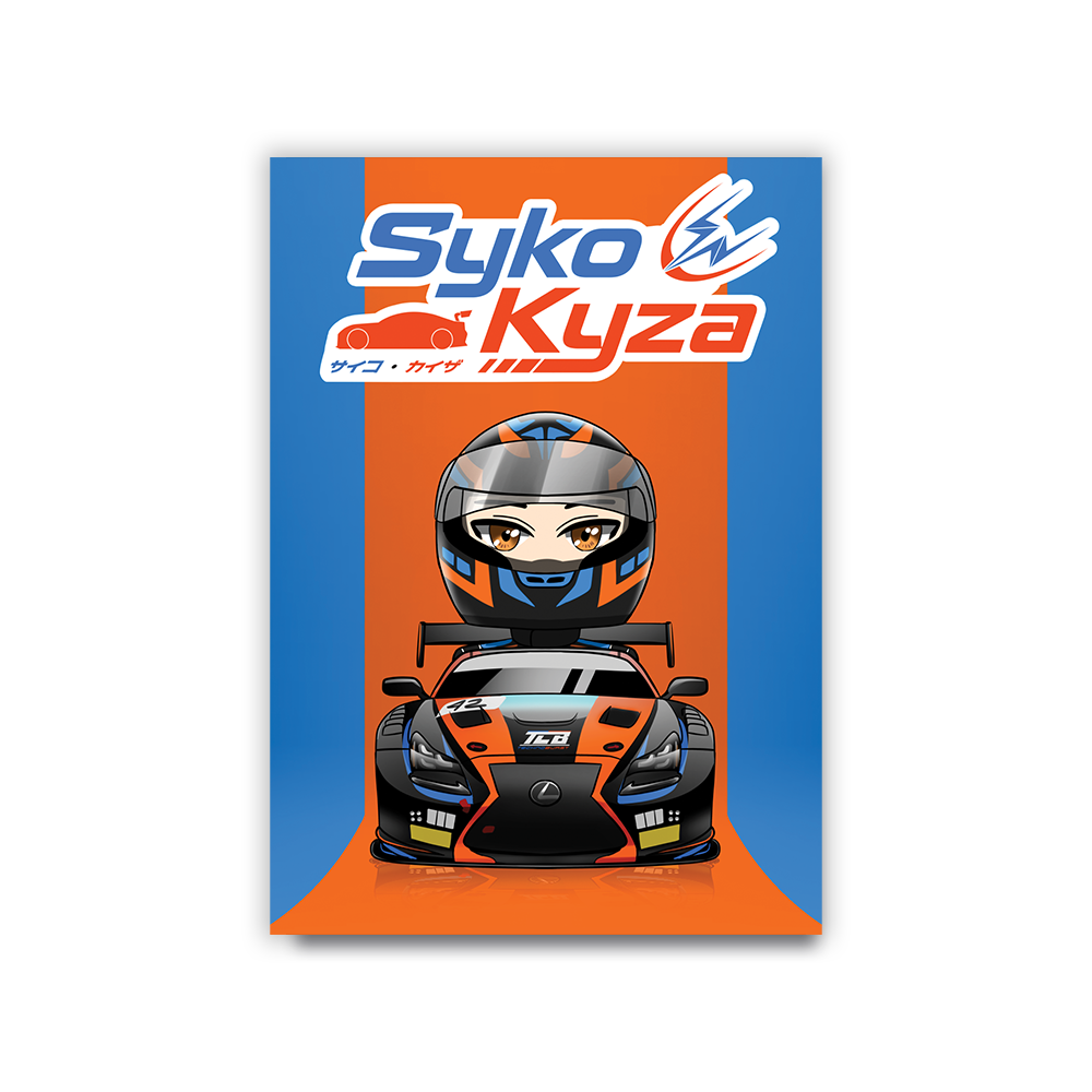 SykoKyza A6 Postcard 2026 - Lexus