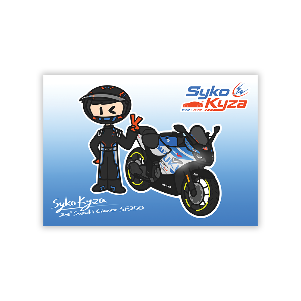 SykoKyza A6 Postcard 2026 - Suzuki