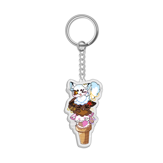 Yokitta Snowkii Acrylic Keychain 2026