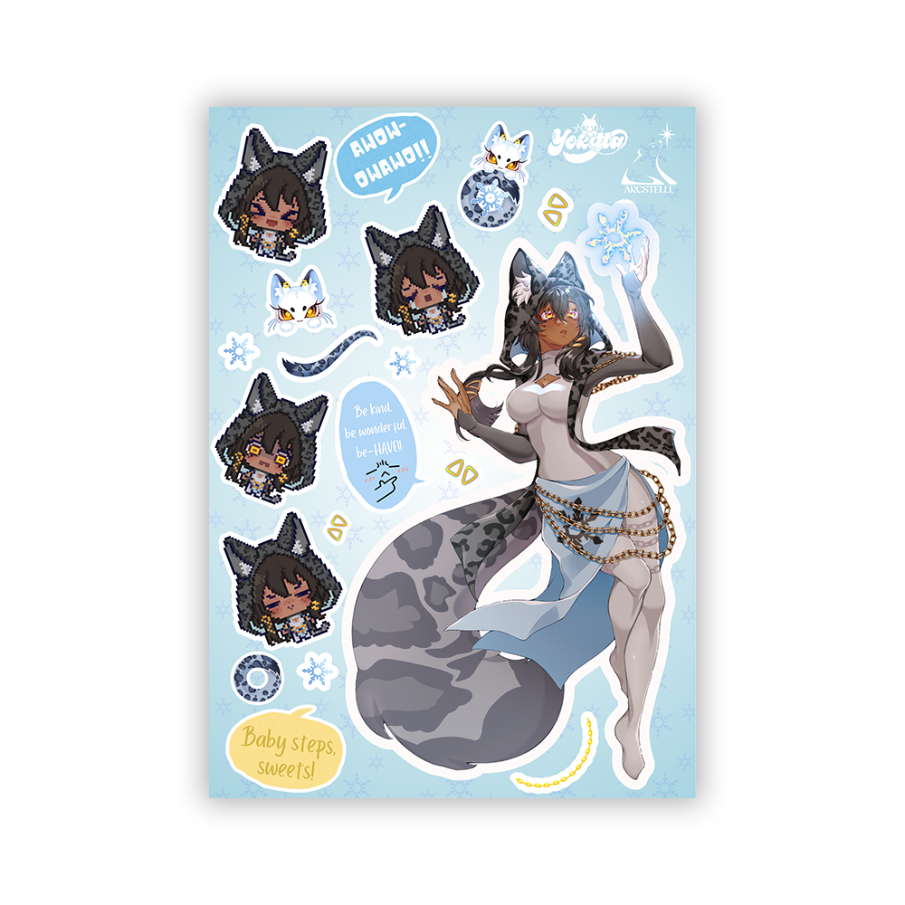 Yokitta A5 Sticker Sheet 2026
